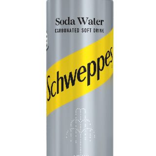 Schweppes Soda water Can 33 cl