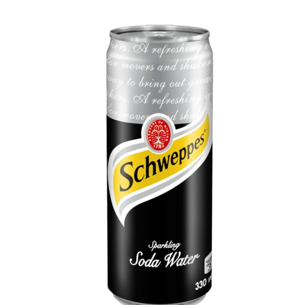 Soda water Schweppes Can 33 cl